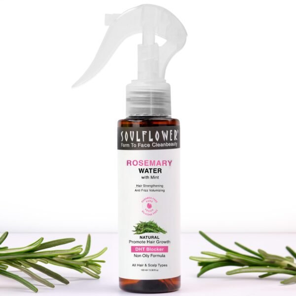 Soulflower Rosemary Water Spray for Hair Growth 100ml