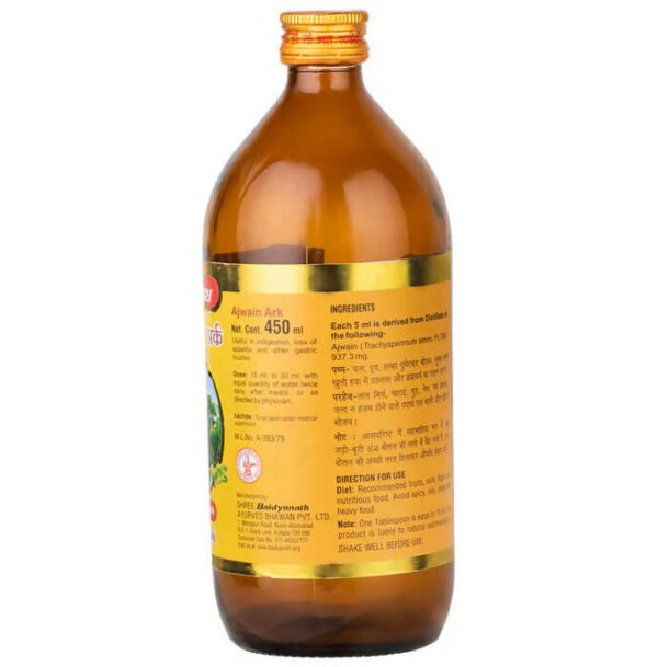Baidyanath Ajwain Ark 450 ml - Image 2