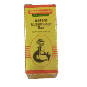 Baidyanath Basant Kusumakar Ras (with Gold, Silver & Pearl) 50 tabs