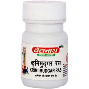 Baidyanath Jhansi Krimi Mudgar Ras Tablets 40 Tablets
