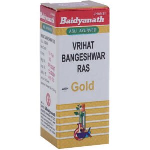 Baidyanath Jhansi Vrihat Bangeshwar Ras Tablets With Gold 10 Tabs