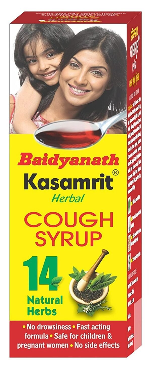 Baidyanath Kasamrit Herbal Syrup 100 ml - Image 2