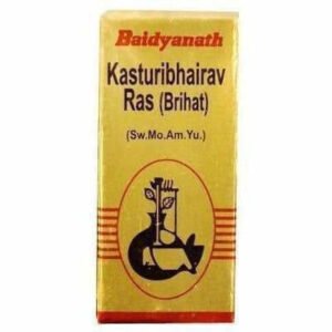 Baidyanath Kasturibhairava Ras 10 Tabs 10 tab