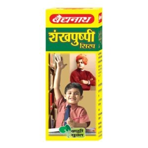 Baidyanath Kolkata Shankhapushpi Syrup 200 ml / Pack of 1