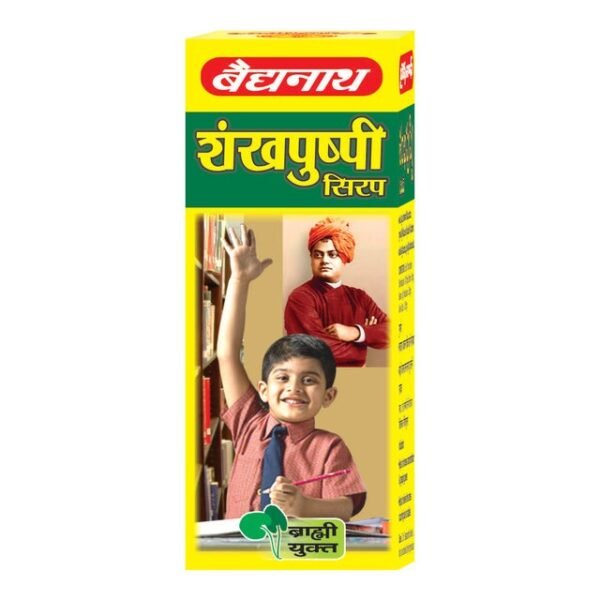 Baidyanath Kolkata Shankhapushpi Syrup 200 ml / Pack of 1