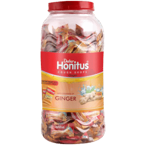 Dabur Honitus Lozenges Jar - 300 Count (Honey Ginger)