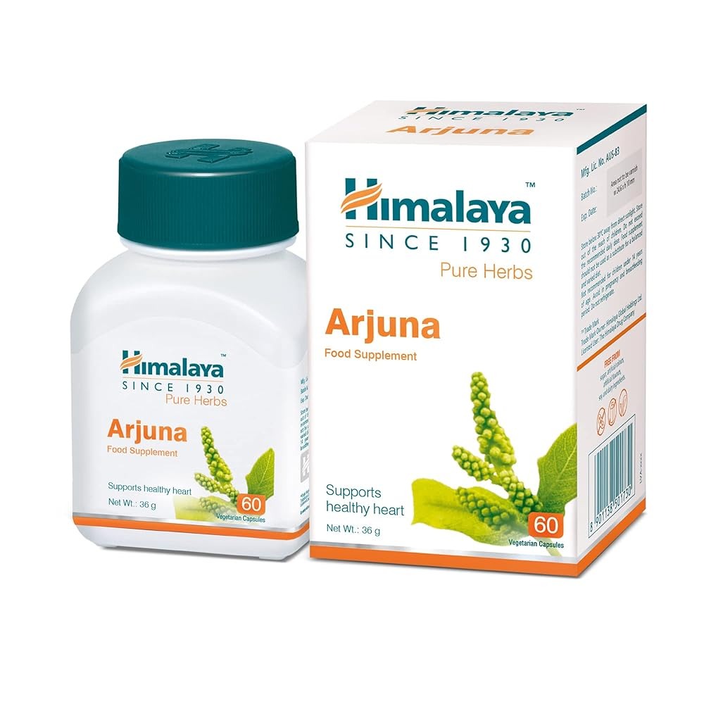 Himalaya Herbals Arjuna Tablets - Pack of 1 / 60 tabs - Image 2