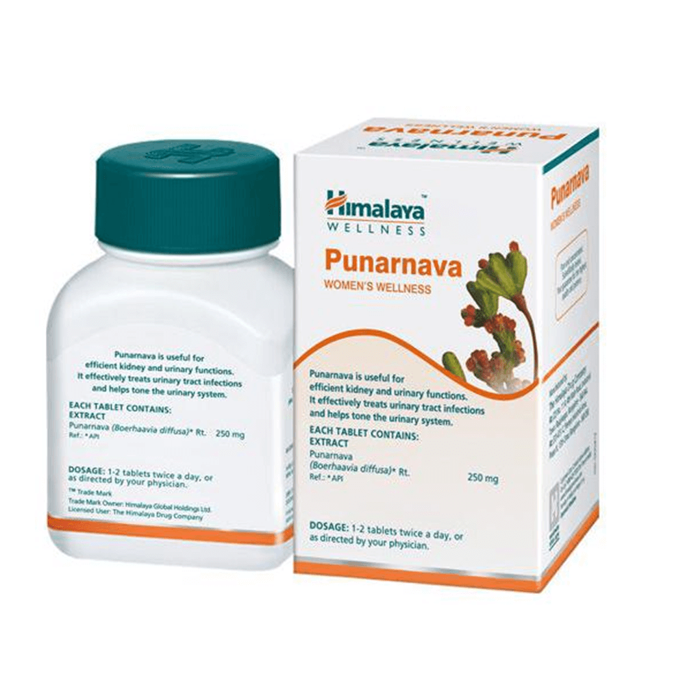 Himalaya Herbals - Punarnava Urinary Wellness - Pack of 1 / 60 tabs - Image 2