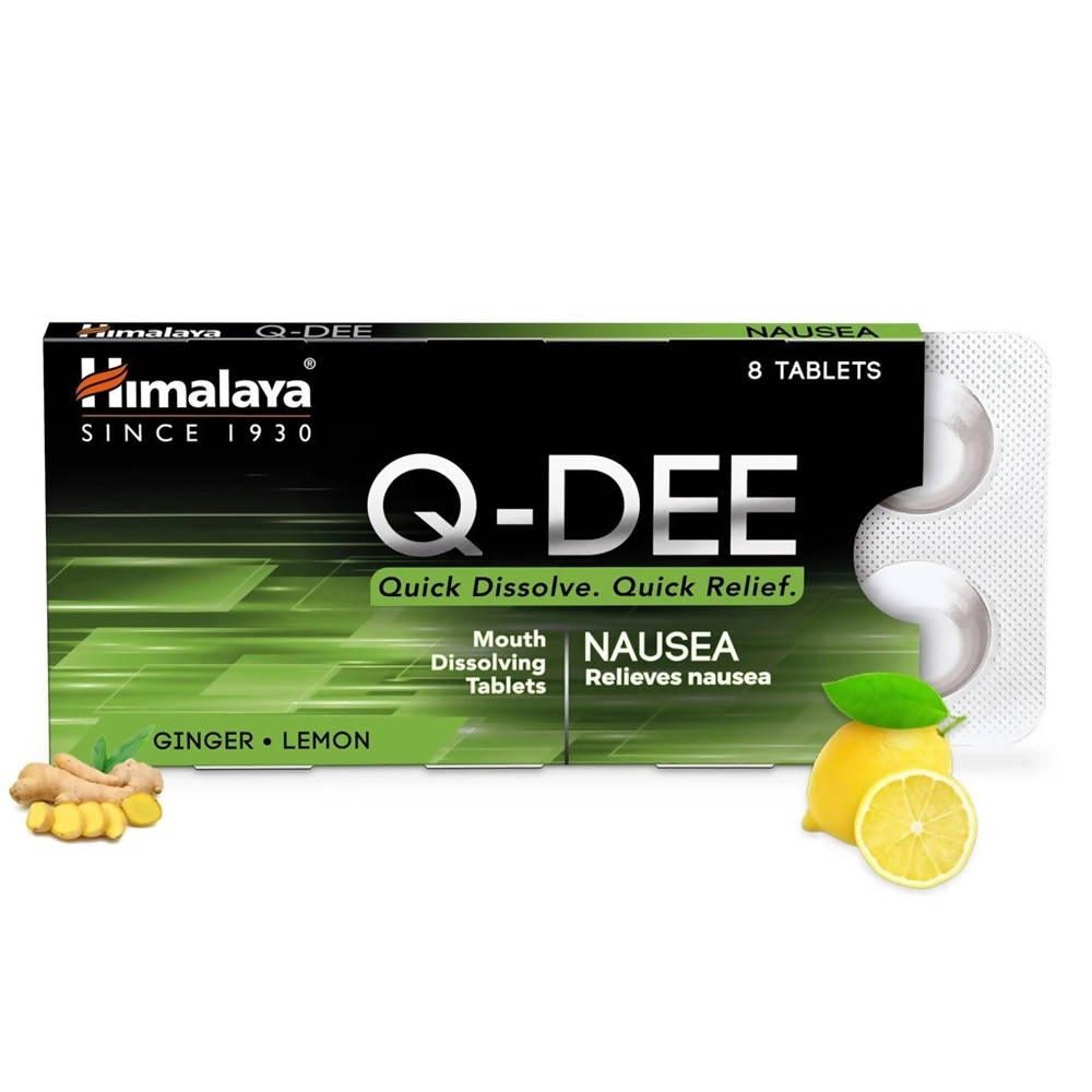 Himalaya Herbals Q-DEE Nausea Tablets - 8 tabs