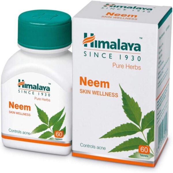 Himalaya Wellness Pure Herbs Neem Skin Wellness - Pack of 1 / 60 tabs