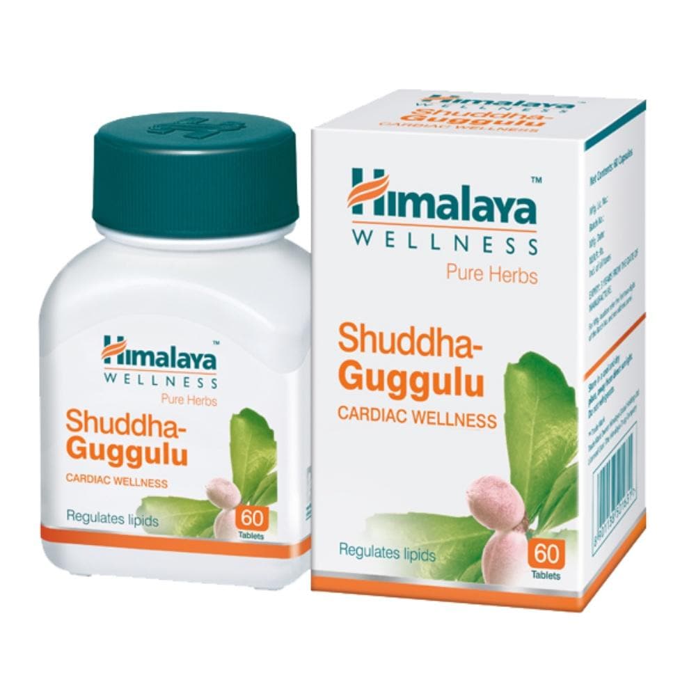 Himalaya Wellness - Shuddha Guggulu Regulates Lipids - Pack of 1 / 60 tabs