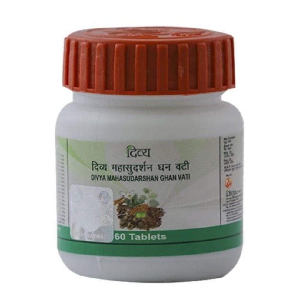 Patanjali Divya Mahasudarshan Ghan Vati - 60 tabs / Pack of 1