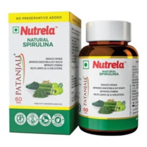 Patanjali Nutrela Natural Spirulina - 60 Tabs