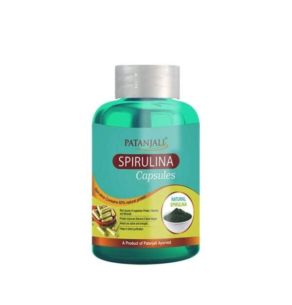 Patanjali Spirulina Capsule With Natural Spirulina - Image 2