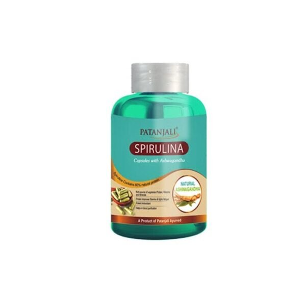 Patanjali Spirulina Capsules with Ashwagandha - Image 2