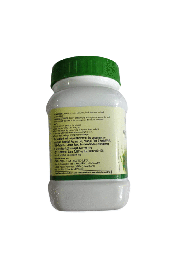 Patanjali Wheat Grass Powder - 100 gm / Pack of 1 - Image 2