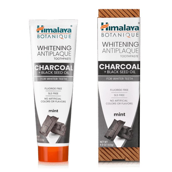 Charcoal & Black Seed Oil Whitening Antiplaque Toothpaste
