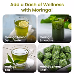 Vlado's Himalayan Organics 100% Organic Certified Moringa Powder - Natural Superfood with 120+ Nutrients, Antioxidants & Vitamins - Drumstick Leaf powder | Herbal Supplement I for Immunity, Digestion & Energy I Rich In Antioxidant & Protein - 200g - Image 3