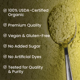 Vlado's Himalayan Organics 100% Organic Certified Moringa Powder - Natural Superfood with 120+ Nutrients, Antioxidants & Vitamins - Drumstick Leaf powder | Herbal Supplement I for Immunity, Digestion & Energy I Rich In Antioxidant & Protein - 200g - Image 4