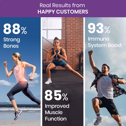 Vlado's Himalayan Organics Alfalfa Calcium 1200mg with Vitamin D, k2, Mk7, B12, Zinc & Magnesium - 120 Veg Tablets - Image 3