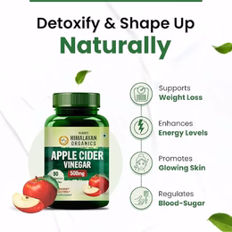 Vlado's Himalayan Organics Apple Cider Vinegar Supplement for Body Detoxification & Supports Digestive Health - 90 Veg Capsules - Image 5