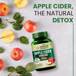 Vlado's Himalayan Organics Apple Cider Vinegar Supplement for Body Detoxification & Supports Digestive Health - 90 Veg Capsules - Image 6