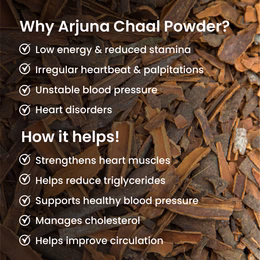 Vlado's Himalayan Organics Arjun Chaal Powder-500G | 100% Natural & Pure Herbal Arjun Ki Chaal Powder For Men & Women I USDA Organic | To Support Heart Health & Promote Good Cholesterol - Image 4