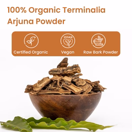 Vlado's Himalayan Organics Arjun Chaal Powder-500G | 100% Natural & Pure Herbal Arjun Ki Chaal Powder For Men & Women I USDA Organic | To Support Heart Health & Promote Good Cholesterol - Image 2