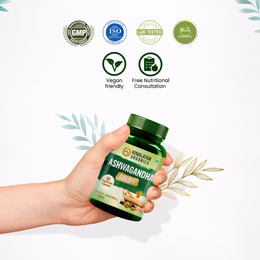 Vlado's Himalayan Organics Ashwagandha Gold | Supports Strength, Energy & Immunity | 60 Veg Capsules - Image 6