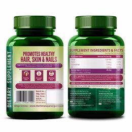 Vlado's Himalayan Organics Biotin 10,000 mcg for Hair Growth - 120 Tablets - Image 4