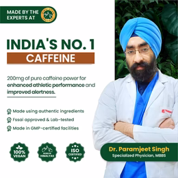 Vlado's Himalayan Organics Caffeine 200mg | Enhance Energy Metabolism | Fat Metabolism Support - 100 Veg Tablets - Image 7