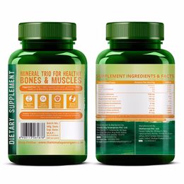 Vlado's Himalayan Organics Calcium Magnesium Zinc Vitamin D3, B12 & K - 120 Vegetarian Tablets - Image 8