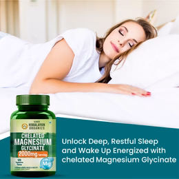 Vlado's Himalayan Organics Chelated Magnesium Glycinate Supplement 2000mg | Highly Absorbable Magnesium I Support in Muscle, Cramps, Recovery, & Nerve Relaxation, Better Sleep Quality for Men & Women - 120 Veg Tab - Image 5