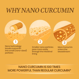 Vlado's Himalayan Organics Curcumin 1600mg+ | Extra-Pure Nano Curcumin Capsules with 95% Curcuminoids | Turmeric & Piperine | Joint Support Supplement for Men & Women - 60 Capsules - Image 7