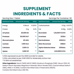 Vlado's Himalayan Organics Digestive Enzyme for Healthy Digestion - 90 Vegetarian Tablets - Image 6