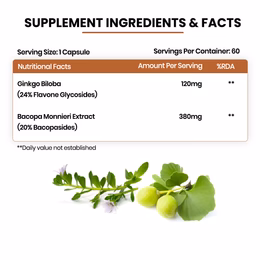 Vlado's Himalayan Organics Ginkgo Biloba for Healthy Brain Functions - 60 Capsules - Image 4