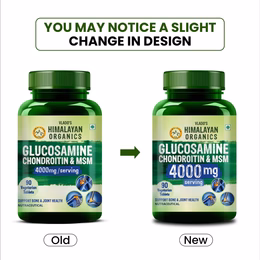 Vlado's Himalayan Organics Glucosamine Chondroitin MSM | For Bone, Joint & Cartilage Support | 90 Tablets - Image 2