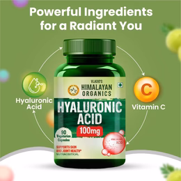 Vlado’s Himalayan Organics Hyaluronic Acid 100mg Supplement | Support Healthy Connective Tissue and Joints | Promote Youthful Glowing Skin - 90 Veg Capsules - Image 5