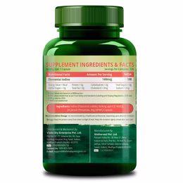 Vlado’s Himalayan Organics Iodine Supplement | Support The Thyroid And Maintain Healthy Cellular Metabolism - 120 veg Capsules - Image 3