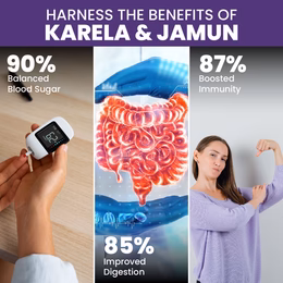 Vlado's Himalayan Organics Karela Jamun Diabetic Care Juice with Neem, Amla, Giloy, Gudmar, Methi, Shatavari, Arjun I Made with 18+ Clinically Proven Natural 100% Ayurvedic Potent Herbs I For Diabetic & Sugar Control I Dia Free Diabic Care Juice - 1L - Image 7