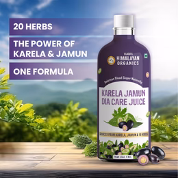 Vlado's Himalayan Organics Karela Jamun Diabetic Care Juice with Neem, Amla, Giloy, Gudmar, Methi, Shatavari, Arjun I Made with 18+ Clinically Proven Natural 100% Ayurvedic Potent Herbs I For Diabetic & Sugar Control I Dia Free Diabic Care Juice - 1L - Image 2