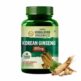 Vlado's Himalayan Organics Korean Red Ginseng 800mg/Serve - 60 Veg Capsules - Image 2