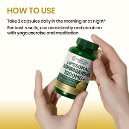 Vlado's Himalayan Organics Liposomal Ashwagandha 1000mg/Serve || Energy & Endurance || 60 Veg Capsules - Image 10