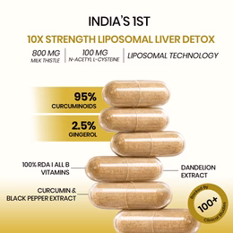Vlado’s Himalayan Organics Liposomal Liver Detox with Milk Thistle 950mg | Curcumin, Ginger & Dandelion Extract | With Multivitamins & Amino Acids | 60 Veg Capsules - Image 8