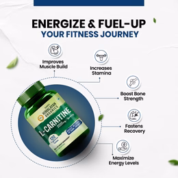 Vlado's Himalayan Organics L-Carnitine L-Tartrate With Green Tea Extract 2000 Mg | Healthy Weight Management | Supports Muscle Recovery, Boost Energy, Endurance And Fat Burn - 120 Vegetarian Tablets - Image 6