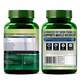 Vlado's Himalayan Organics L-Carnitine L-Tartrate With Green Tea Extract 2000 Mg | Healthy Weight Management | Supports Muscle Recovery, Boost Energy, Endurance And Fat Burn - 120 Vegetarian Tablets - Image 8