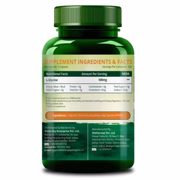 Vlado’s Himalayan Organics L-Glycine 500mg Supplement I Supports Healthy Sleep I Strong Immune System I Supports Brain Health -120 Veg Capsules - Image 3