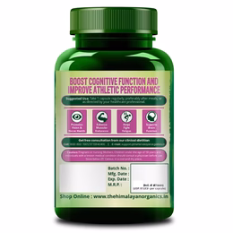 Vlado's Himalayan Organics L-Taurine 500mg Supplement | Support Muscle Recovery | Improve Performance | Promotes Vision & Nerve Health - 120 Veg Capsules - Image 3