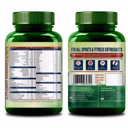 Vlado's Himalayan Organics Multivitamin Sports 60+ Nutrients | Vitamin B1,B2,B3,B5,B6,B12,A,E,C,D,K,Biotin,Calcium,Zinc - 90 Veg Tablets - Image 8