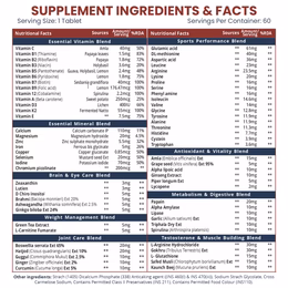 Vlado's Himalayan Organics Multivitamin Sports with 60 + Vital Nutrients & 13 Performance Blends with Enzymes – 60 Tabs - Image 6